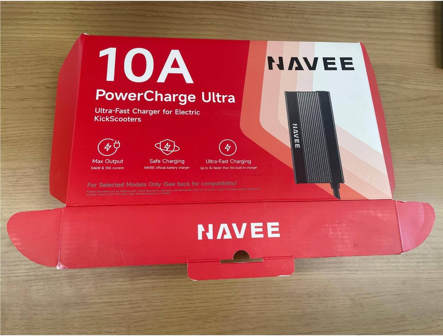 ‎NAVEE Flash Charger 54.6V 10A for Electric Scooters