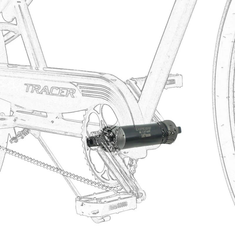 NECO B911(BB-B911-167) Bottom Bracket Steel Threaded Cartridge for Tracer Bikes