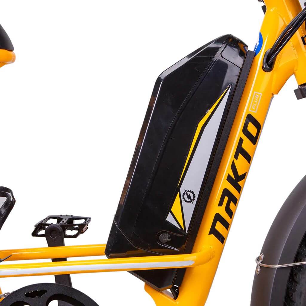 nakto fat tire electric bicycle Nakto F4 Dual Disc Brakes Fat Tire Electric Bike, Rear Cargo Rack — Upzy.com
