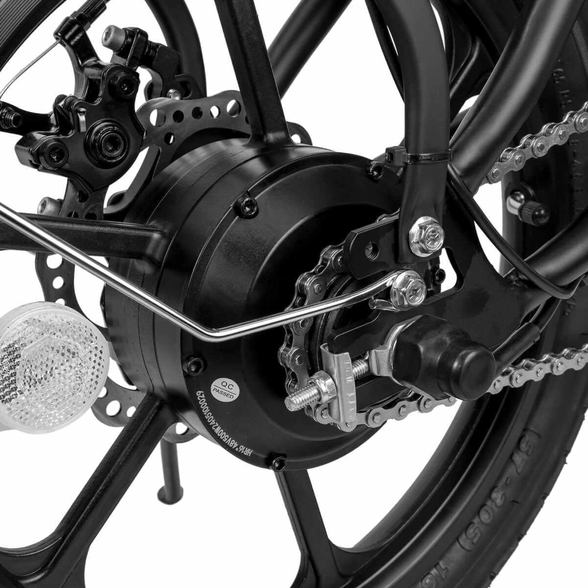 2025 Nakto SKYLARK 2 500W 48V 16" Lithium Folding Electric Bike, Front Suspension