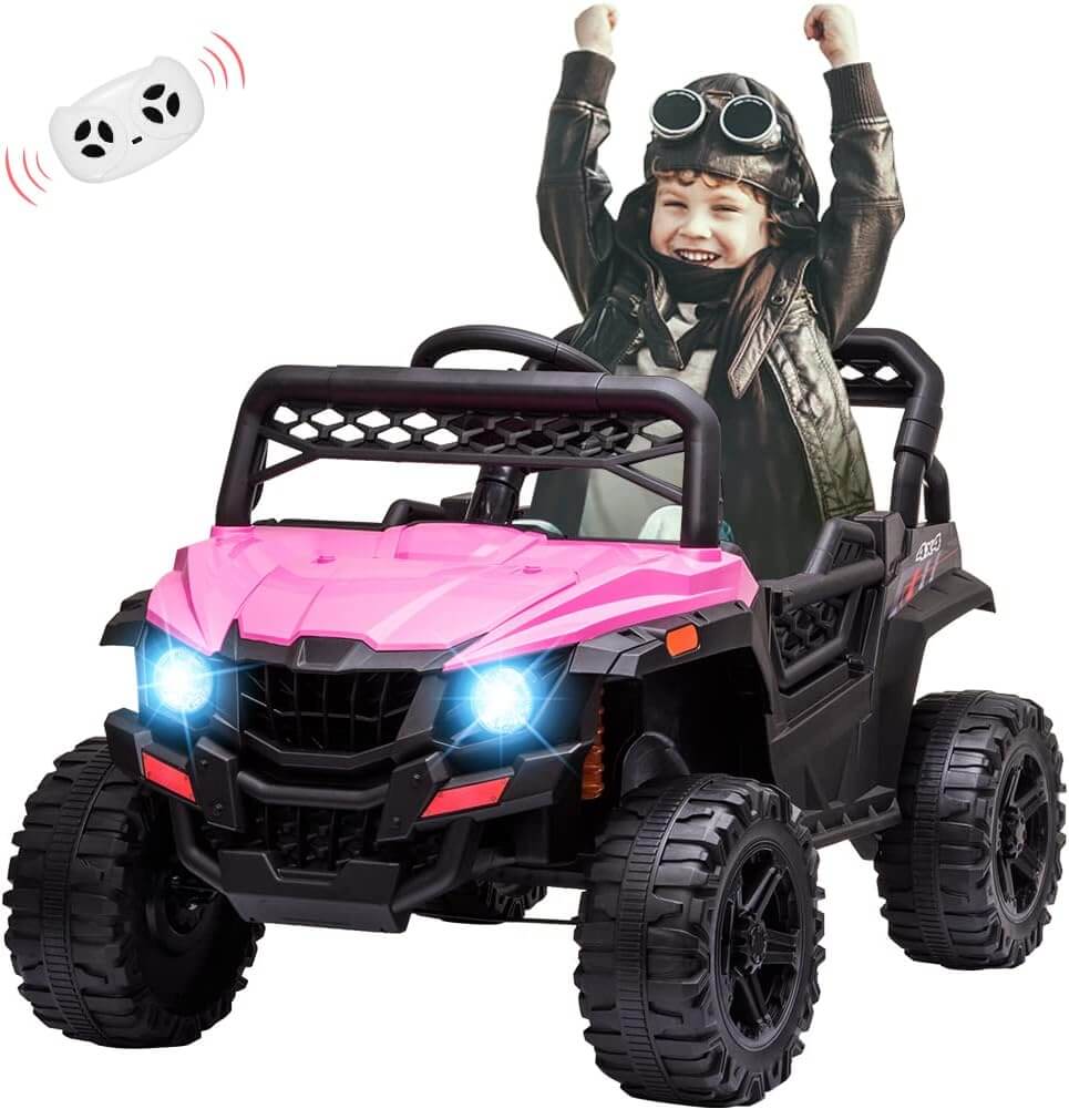 Nasitip 12V 4x4 Spring Suspension Kids' Ride-On UTV Car