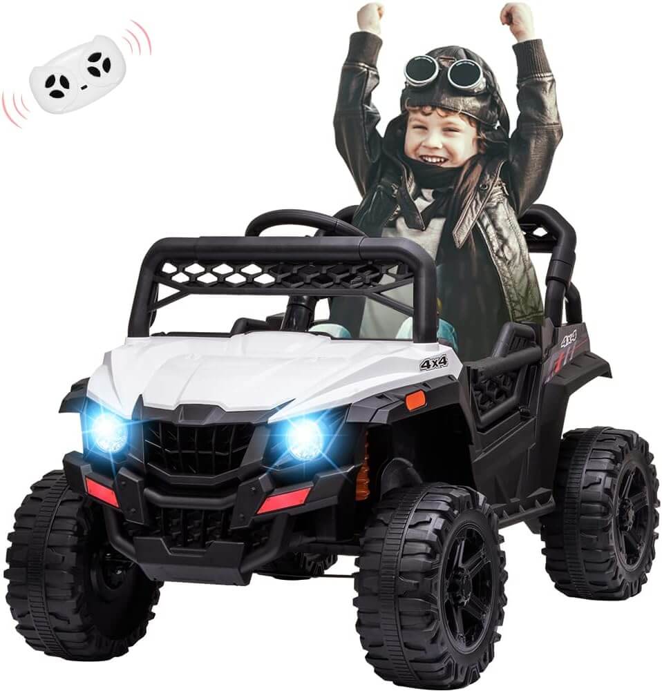 Nasitip 12V 4x4 Spring Suspension Kids' Ride-On UTV Car