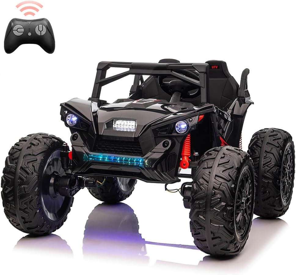Nasitip 24V 4WD 2 Seater Extra Large EVA Wheels Kids' Ride-On UTV Car