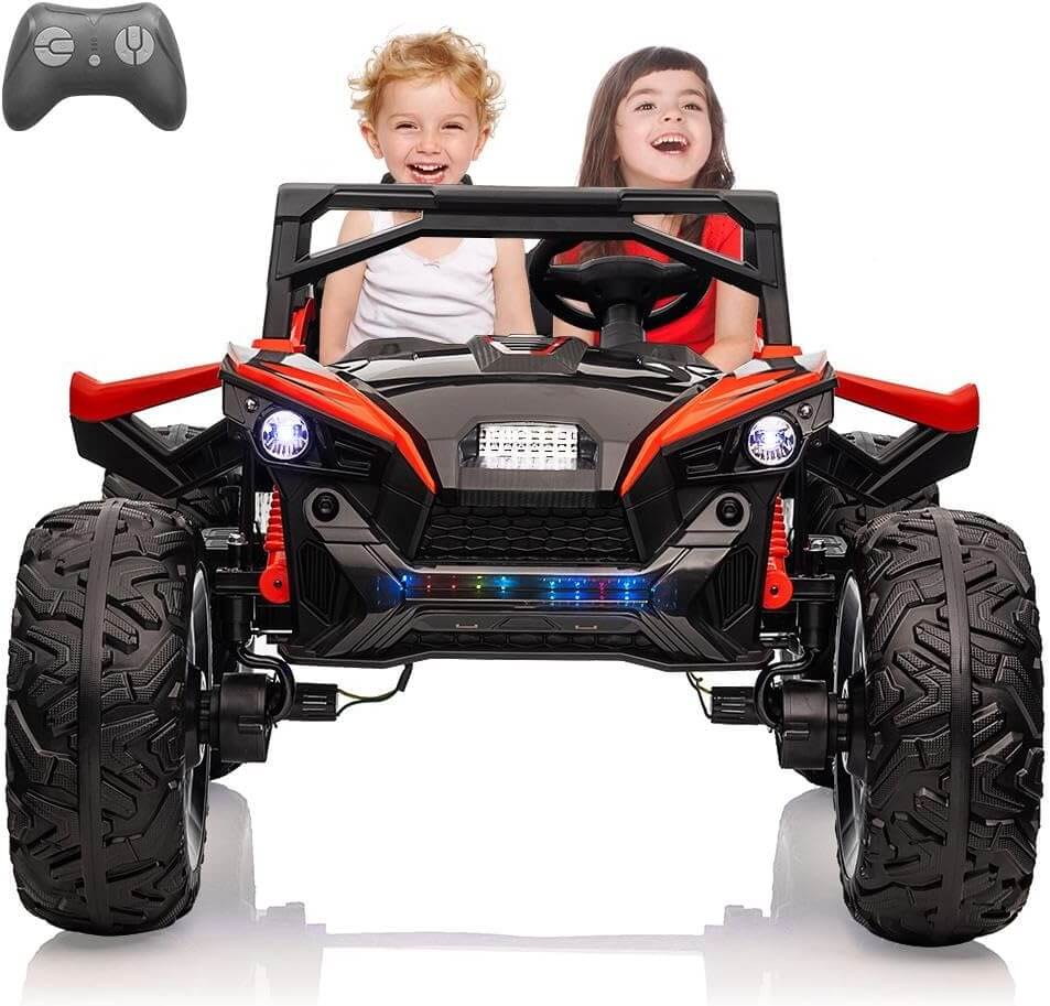 Nasitip 24V 4WD 2 Seater Extra Large EVA Wheels Kids' Ride-On UTV Car