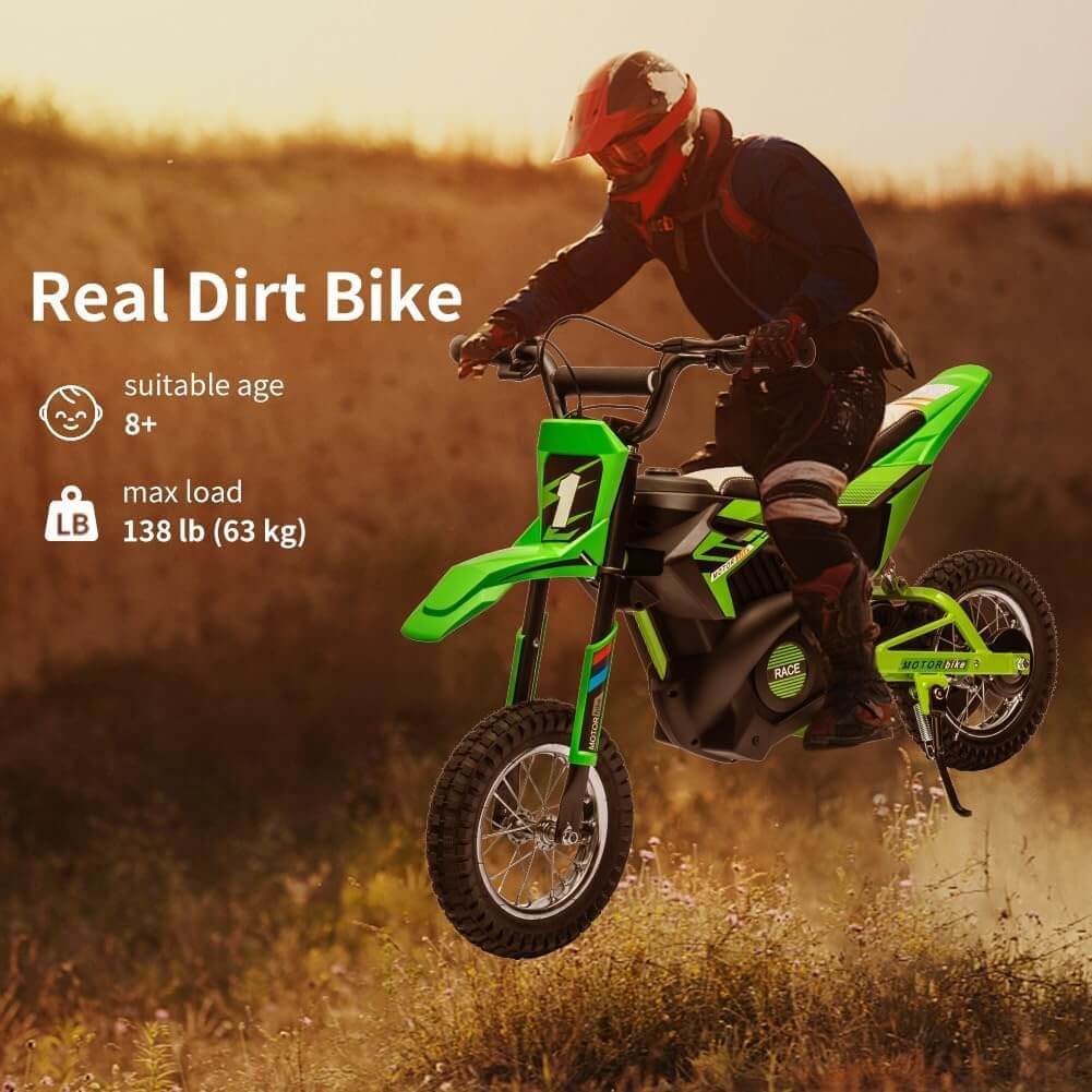 Nasitip 24V Kids' Off-Road Motocross Electric Dirt Bike