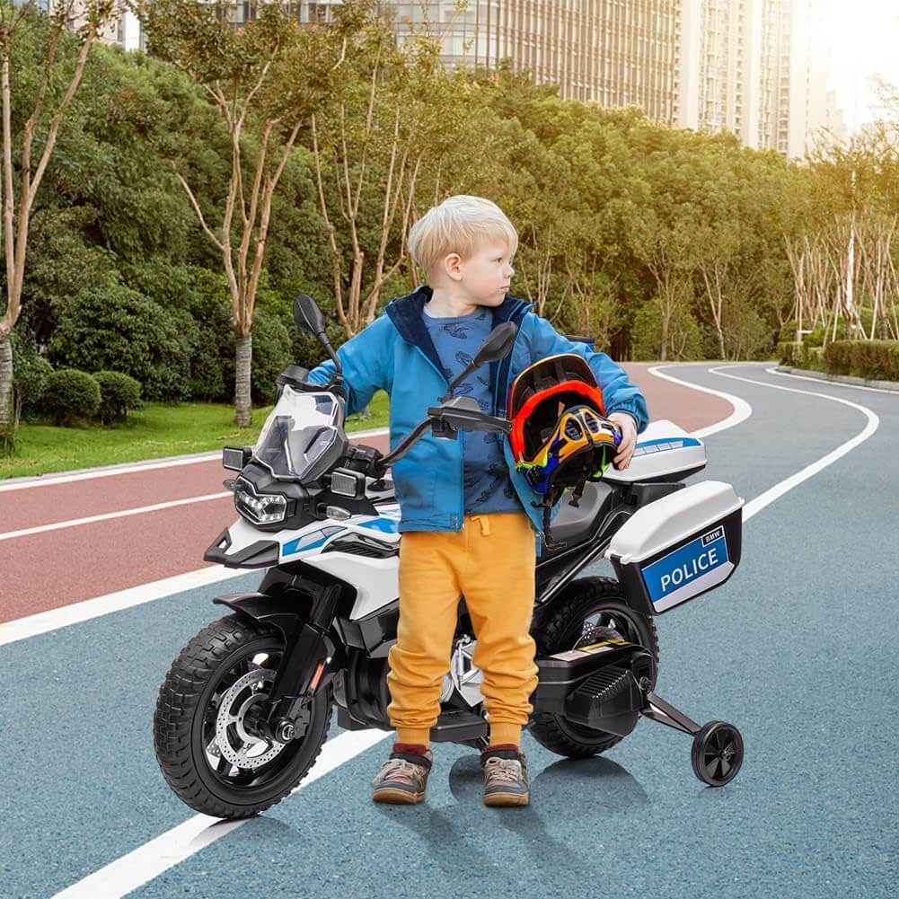 Nasitip BMW Licensed Police Kids Electric Ride-On Motorcycle