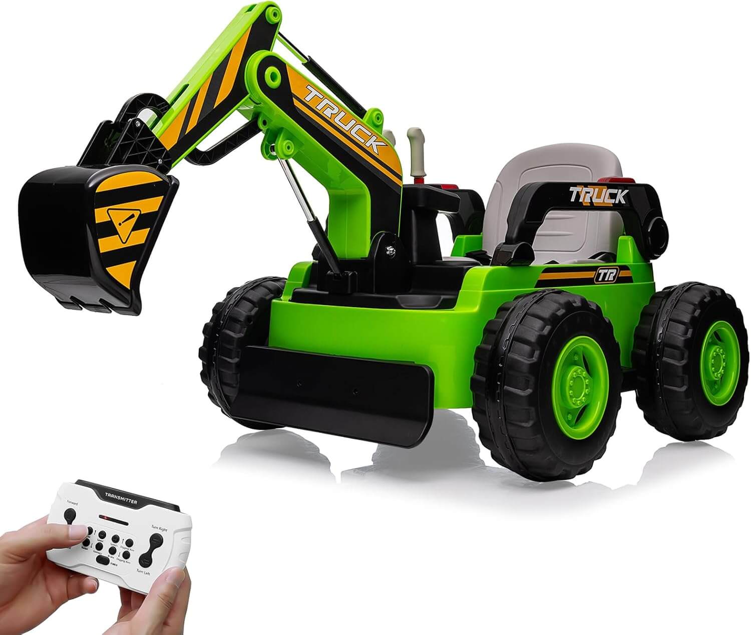 Nasitip Battery Powered Kids' Ride-On Excavator Digger Truck