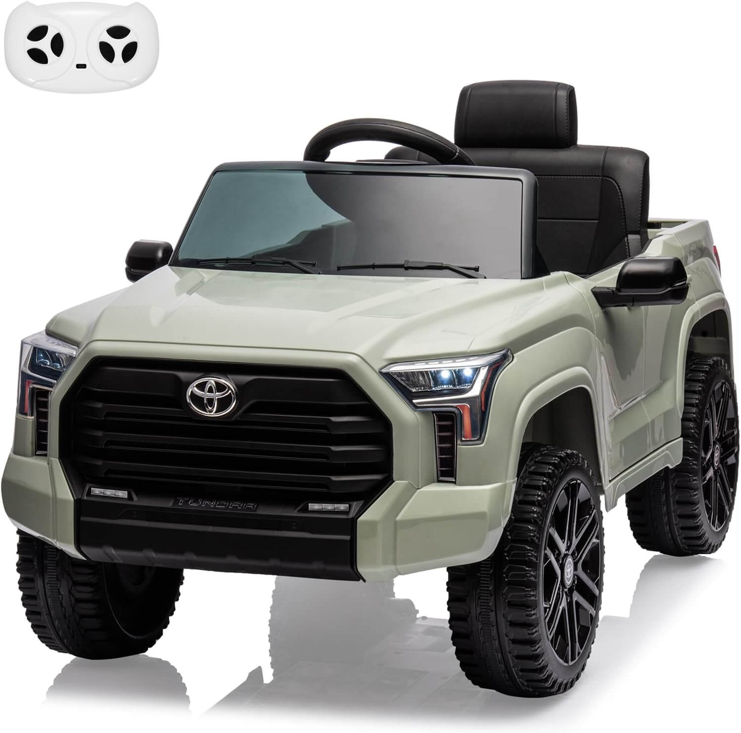 Nasitip Toyota Tundra Licensed Suspension Kids' Ride-On Truck, LED Lights, Remote Control