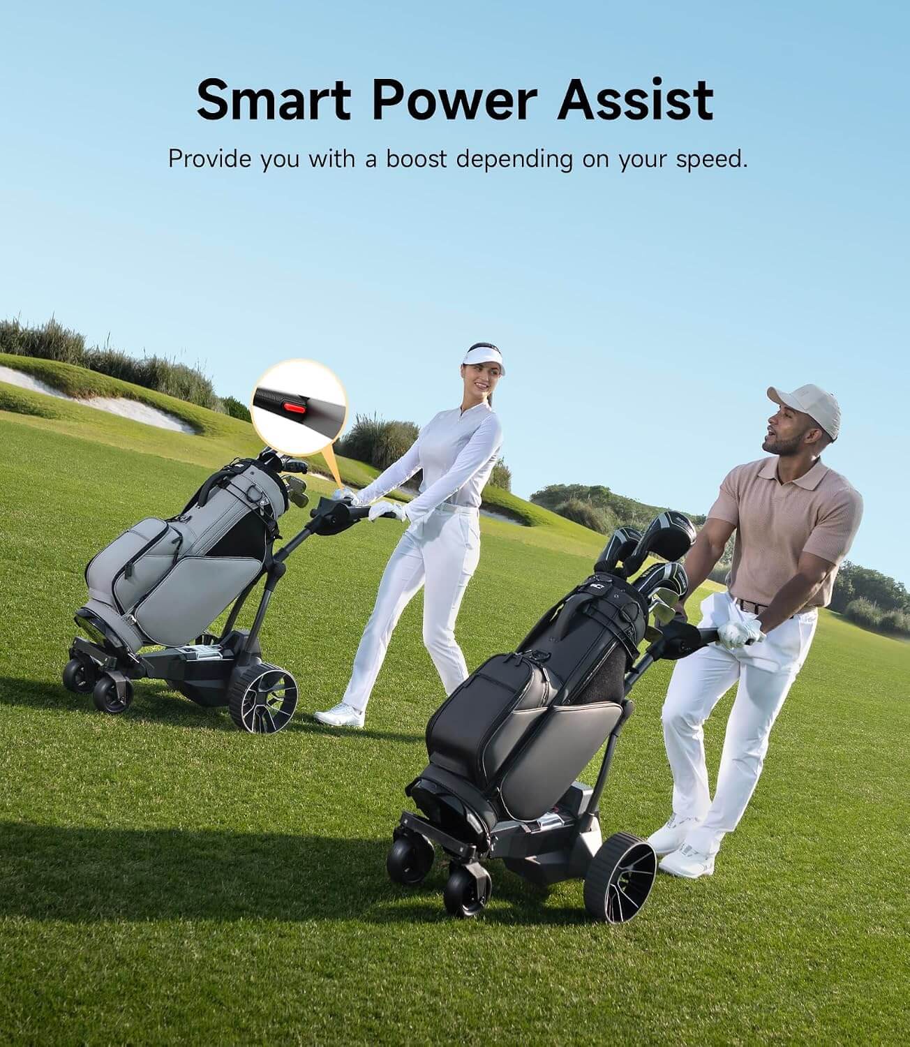 Navee BIRDIE 3X-U Follow Me Electric Golf Cart Scooter