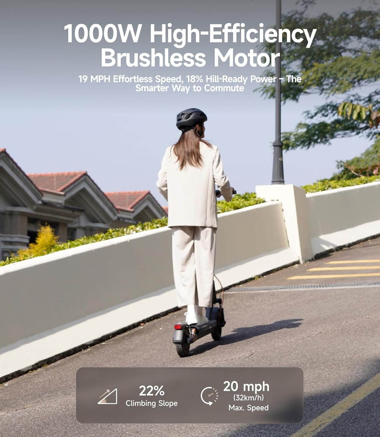 Navee GT3 PRO 1000W Folding Electric Scooter
