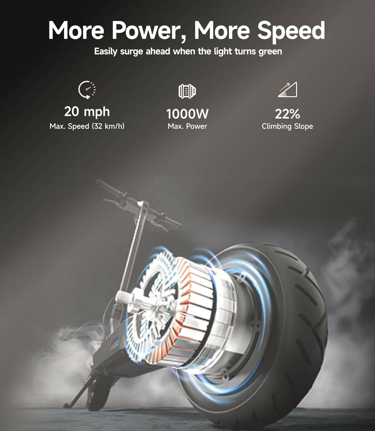 Navee GT3 PRO 1000W Folding Electric Scooter