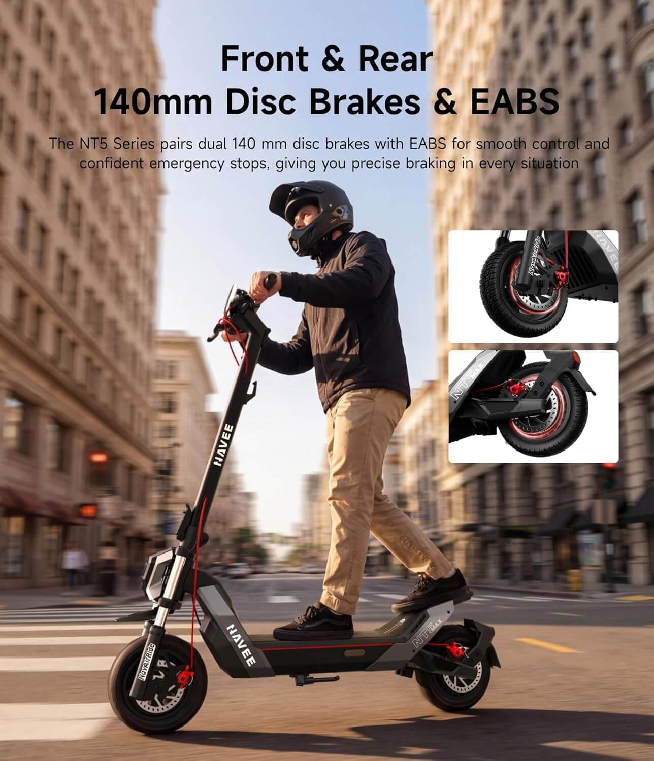 Navee NT5 MAX 1900W Dual Telescopic Electric Scooter