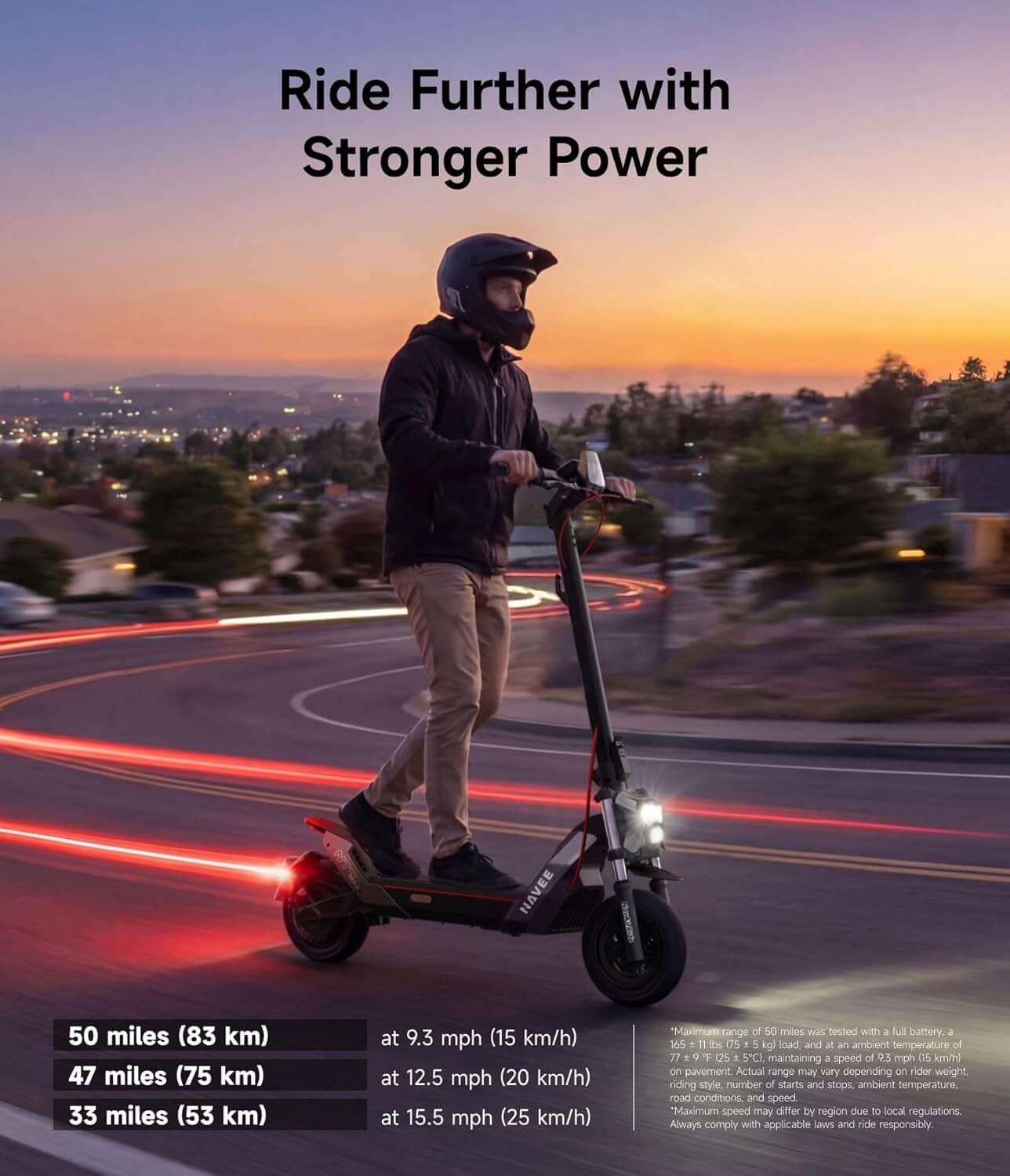 Navee NT5 MAX 1900W Dual Telescopic Electric Scooter