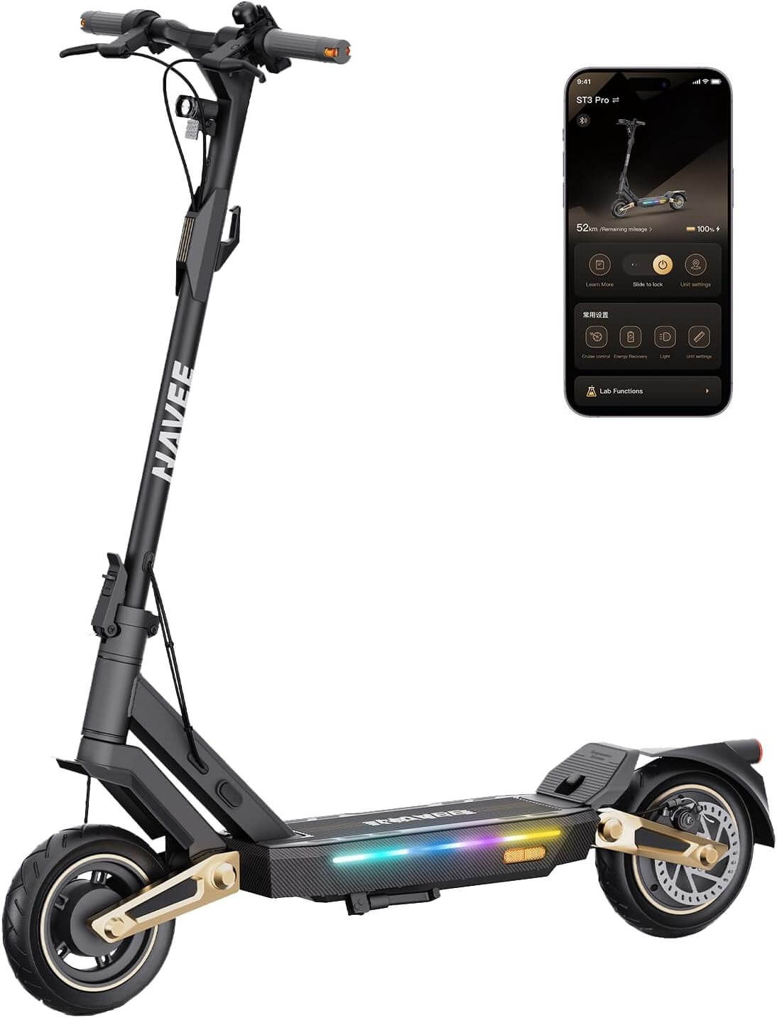 Navee ST3 PRO 1350W Folding Electric Scooter