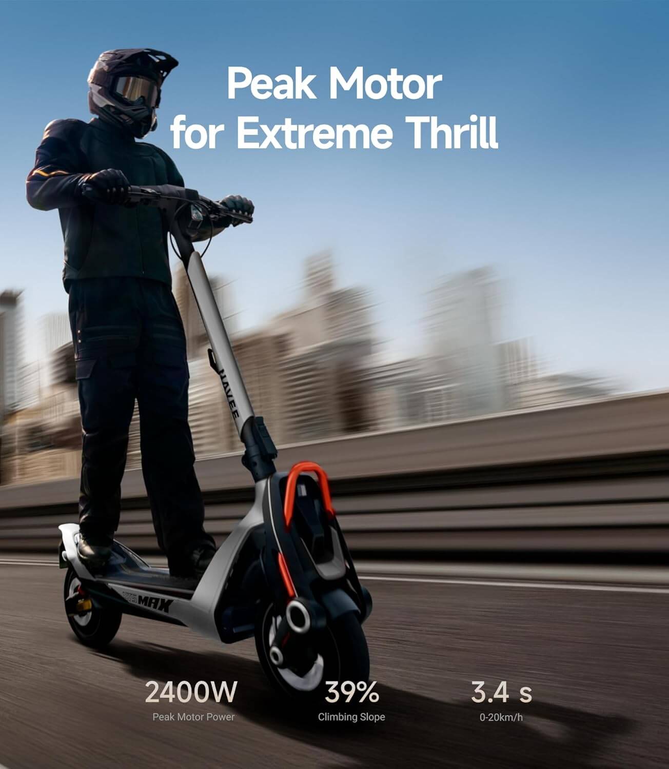 Navee UT5 MAX 2400W Hydraulic Suspension Electric Scooter