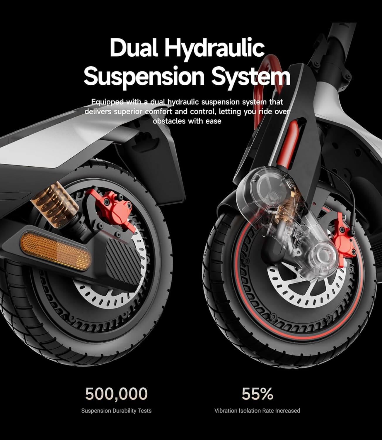 Navee UT5 MAX 2400W Hydraulic Suspension Electric Scooter