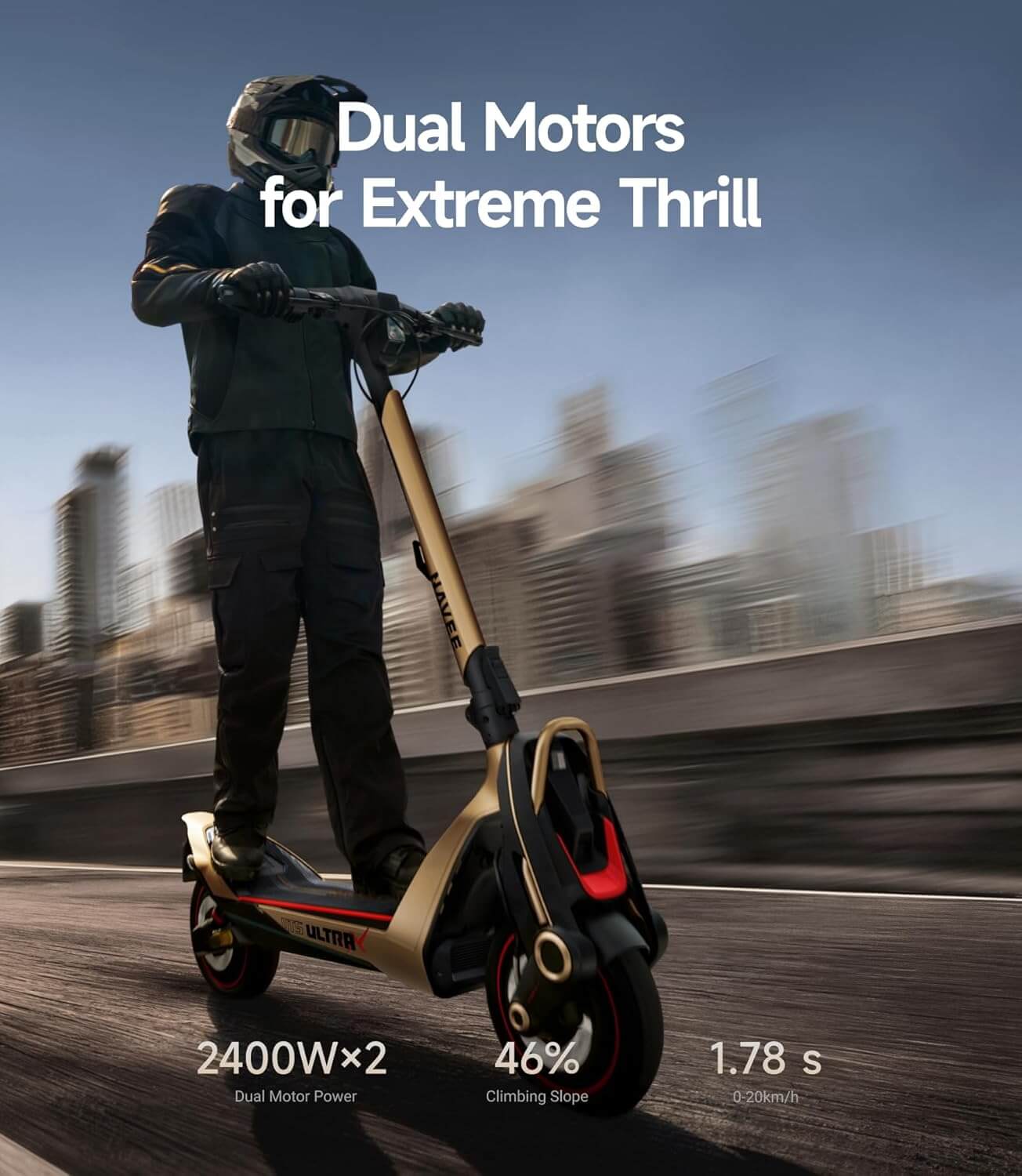 Navee UT5 ULTRA X 2400W Hydraulic Suspension Electric Scooter