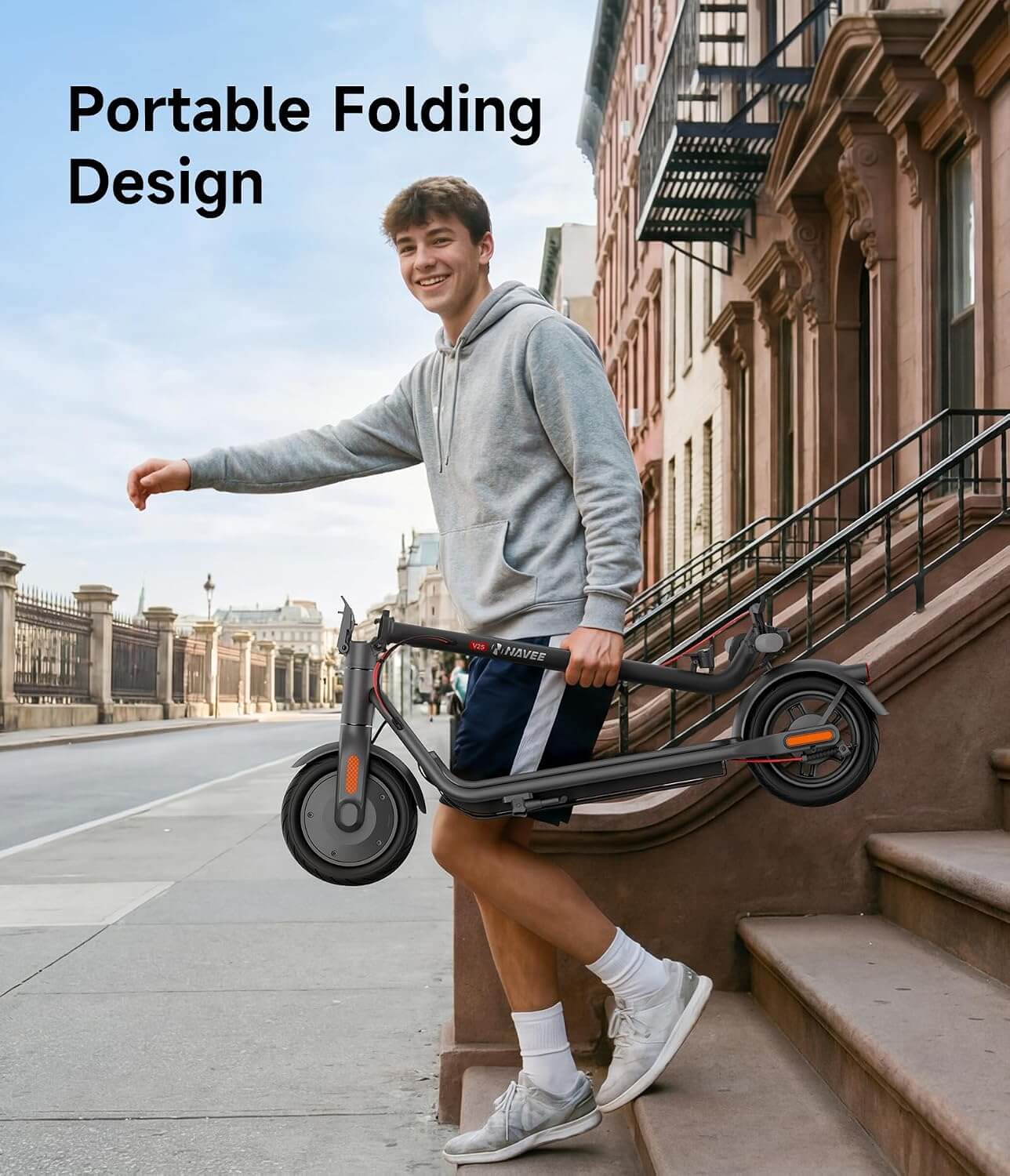 Navee V25 600W Folding Electric Scooter