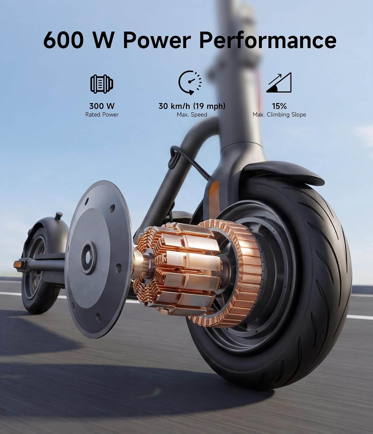 Navee V25 600W Folding Electric Scooter