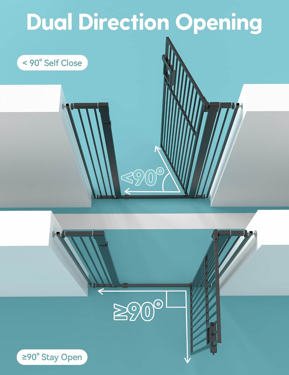 No Pawblems CM02 Extra Tall Pet Gate