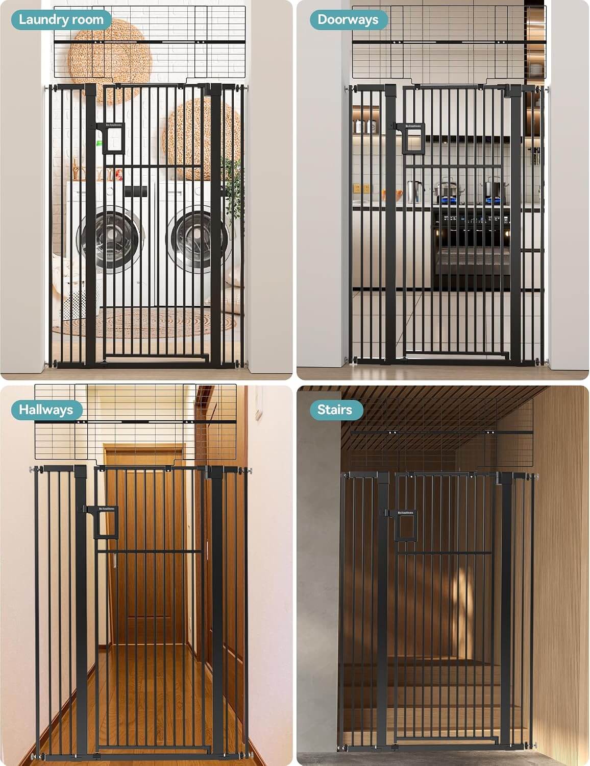 No Pawblems CM02 Extra Tall Pet Gate