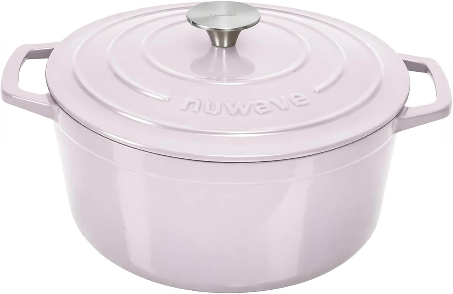 Nuwave 6QT Cast Iron Dutch Oven Pot with Lid