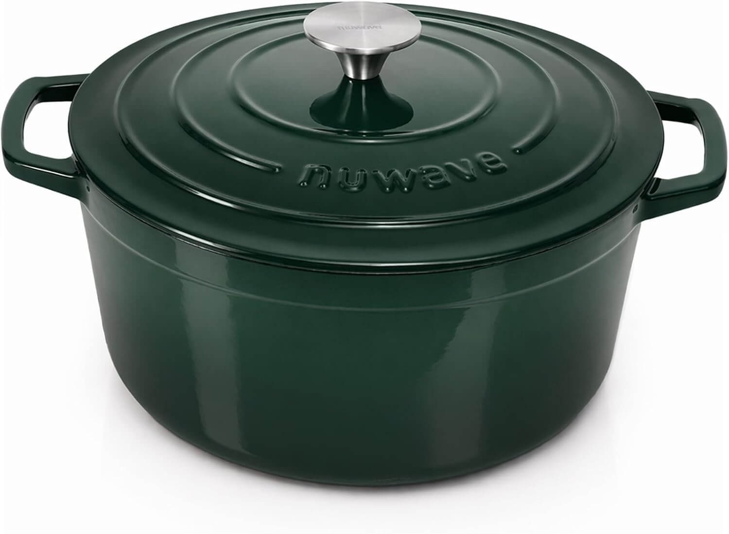 Nuwave 6QT Cast Iron Dutch Oven Pot with Lid