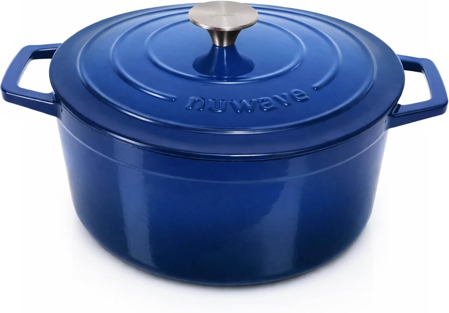 Nuwave 6QT Cast Iron Dutch Oven Pot with Lid