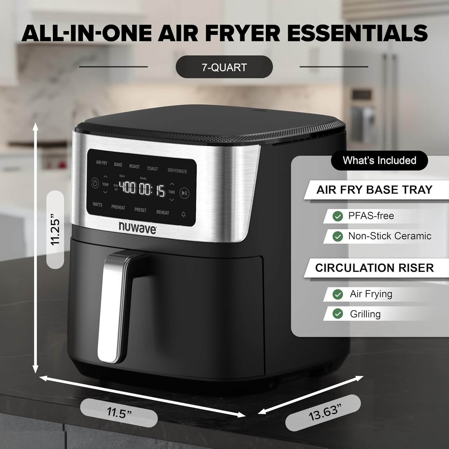 Nuwave BRIO PLUS 7QT Air Fryer