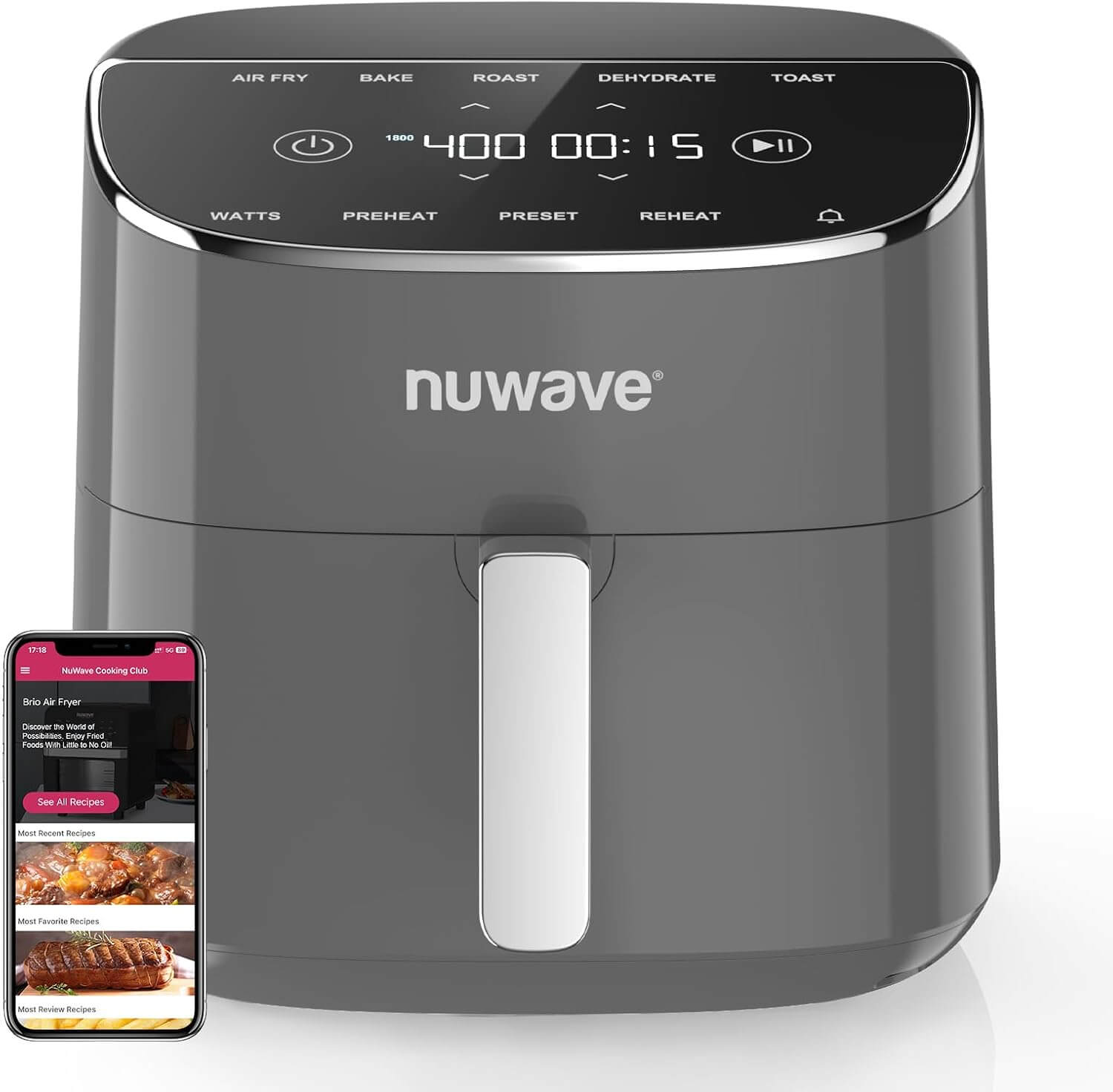 Nuwave BRIO PLUS 8QT Air Fryer
