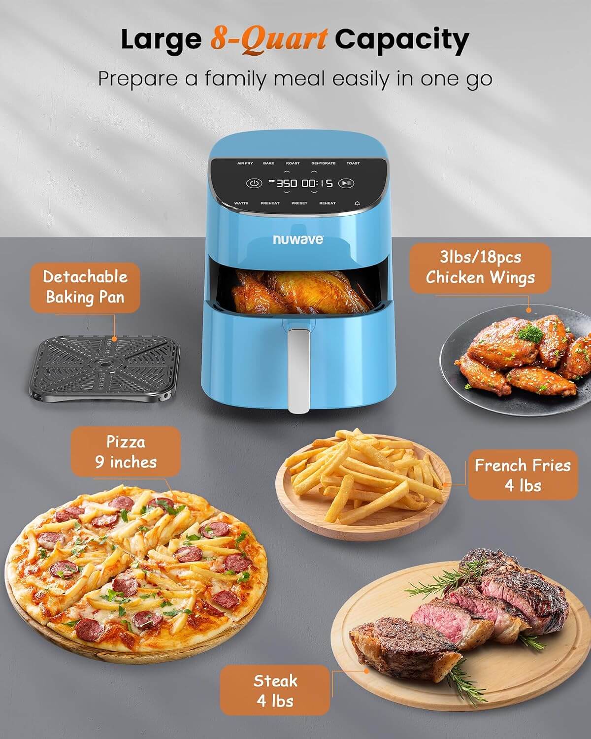 Nuwave BRIO PLUS 8QT Air Fryer