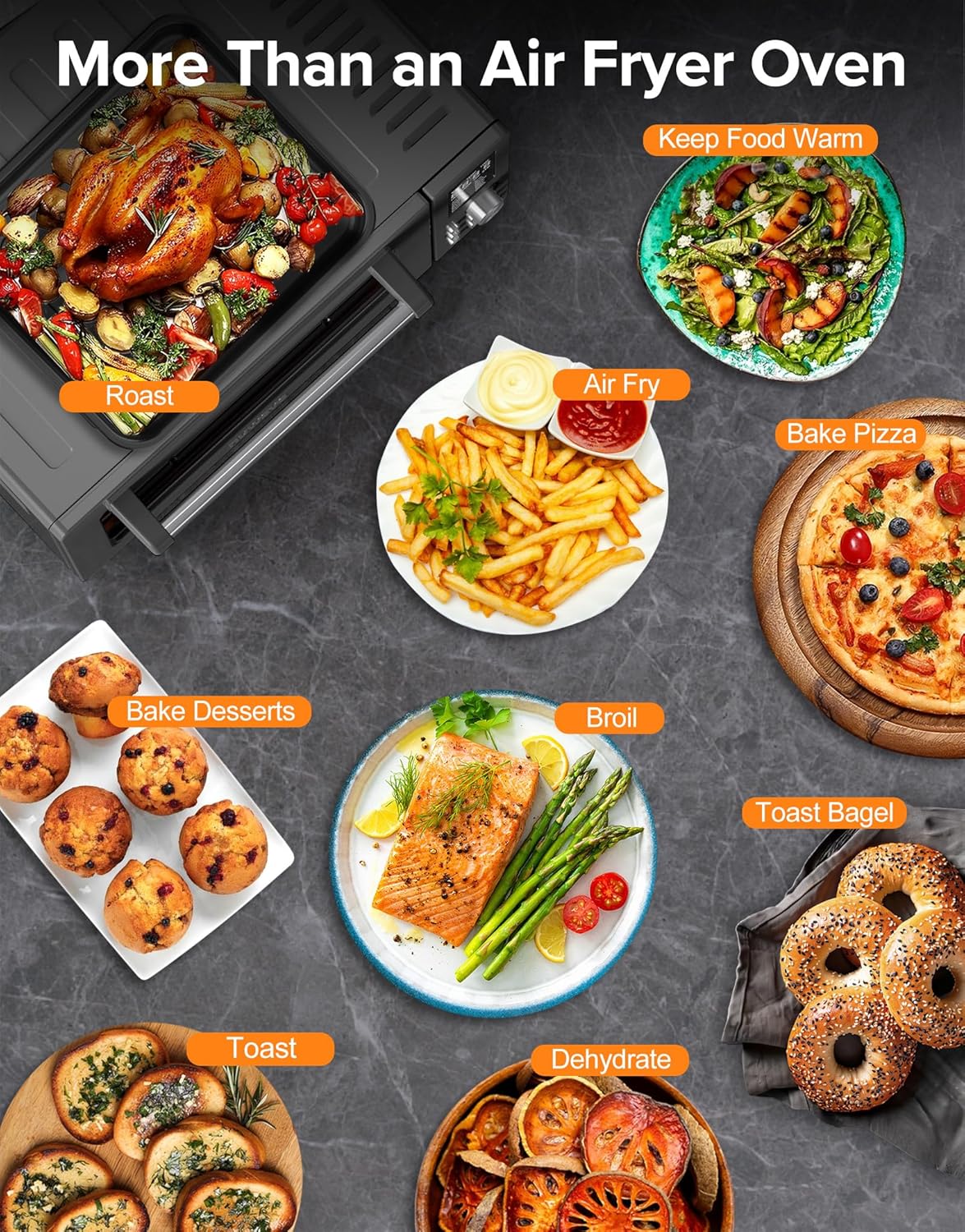 Nuwave Bravo Pro Smart Air Fryer Toaster Oven Combo