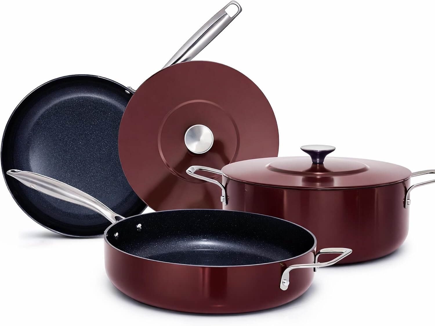 Nuwave Essential Series G11 5-Piece Ceramic Cookware Set