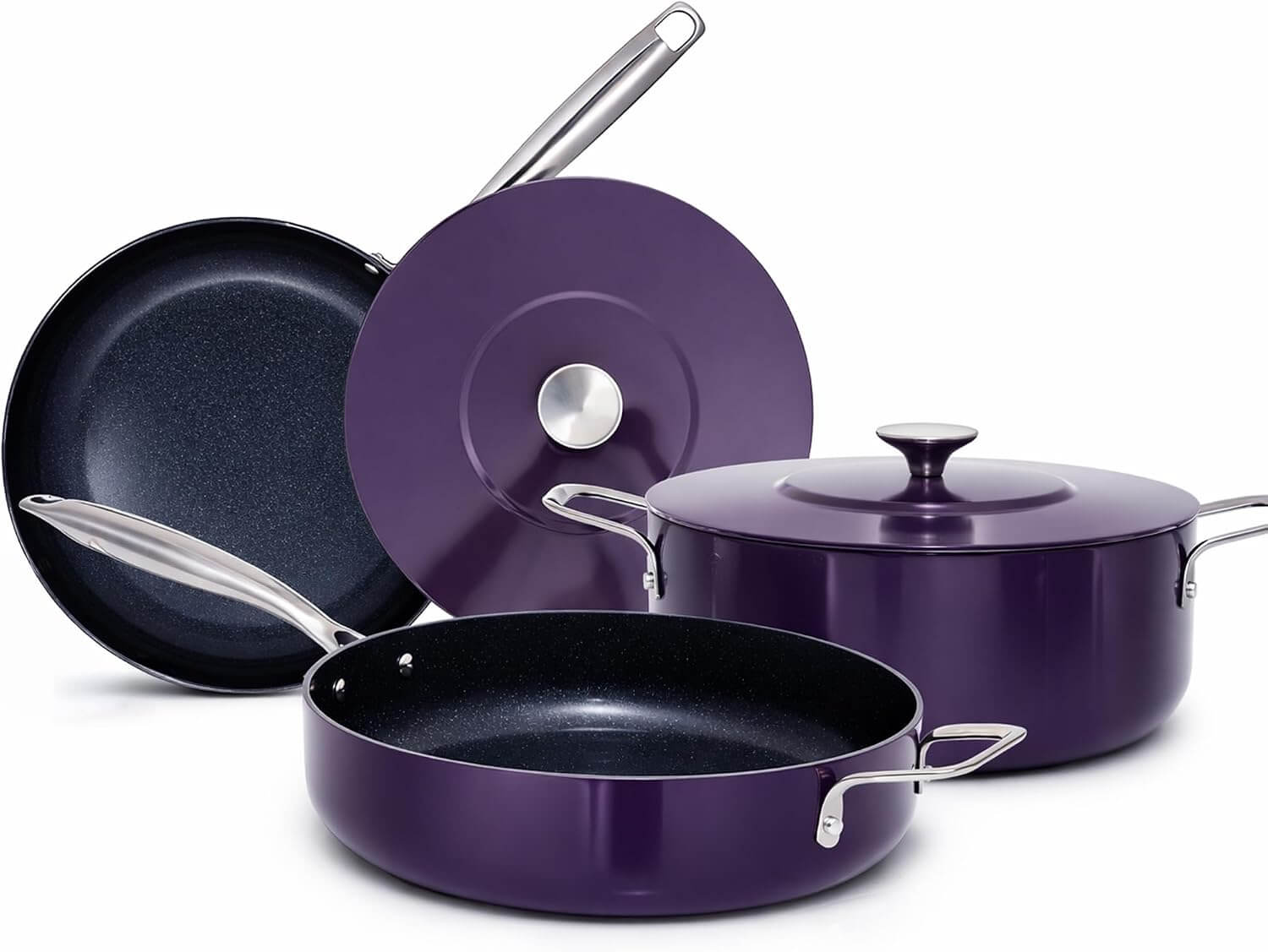 Nuwave Essential Series G11 5-Piece Ceramic Cookware Set