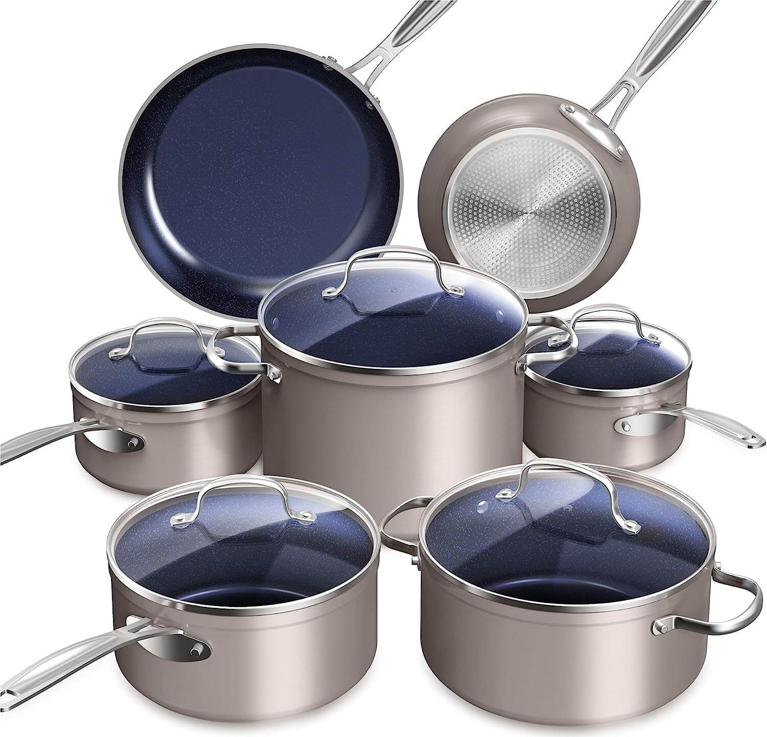 Nuwave Healthy Duralon Ceramic Nonstick 12-Piece Cookware Set