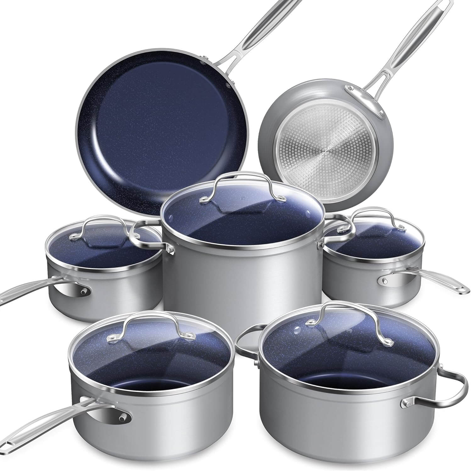 Nuwave Healthy Duralon Ceramic Nonstick 12-Piece Cookware Set