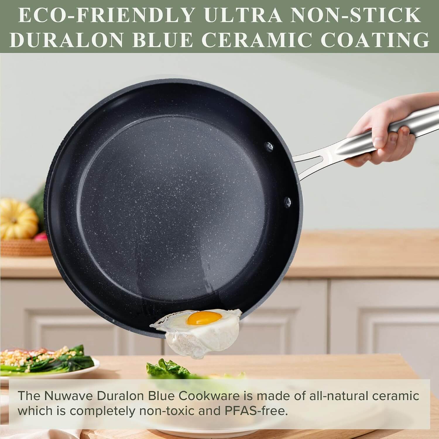 Nuwave Healthy Duralon Ceramic Nonstick 12-Piece Cookware Set