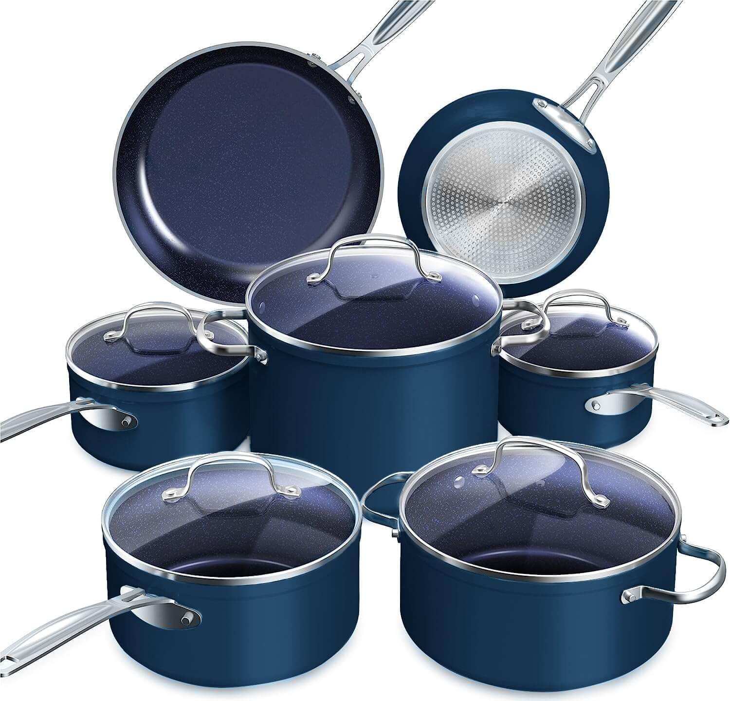 Nuwave Healthy Duralon Ceramic Nonstick 12-Piece Cookware Set