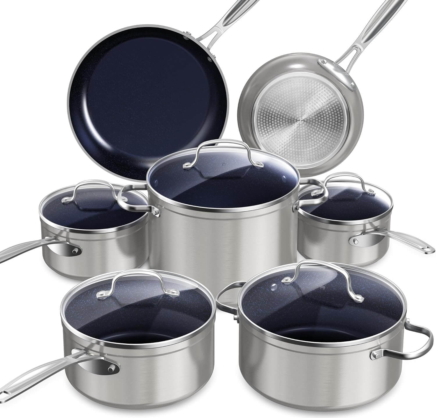 Nuwave Healthy Duralon Ceramic Nonstick 12-Piece Cookware Set