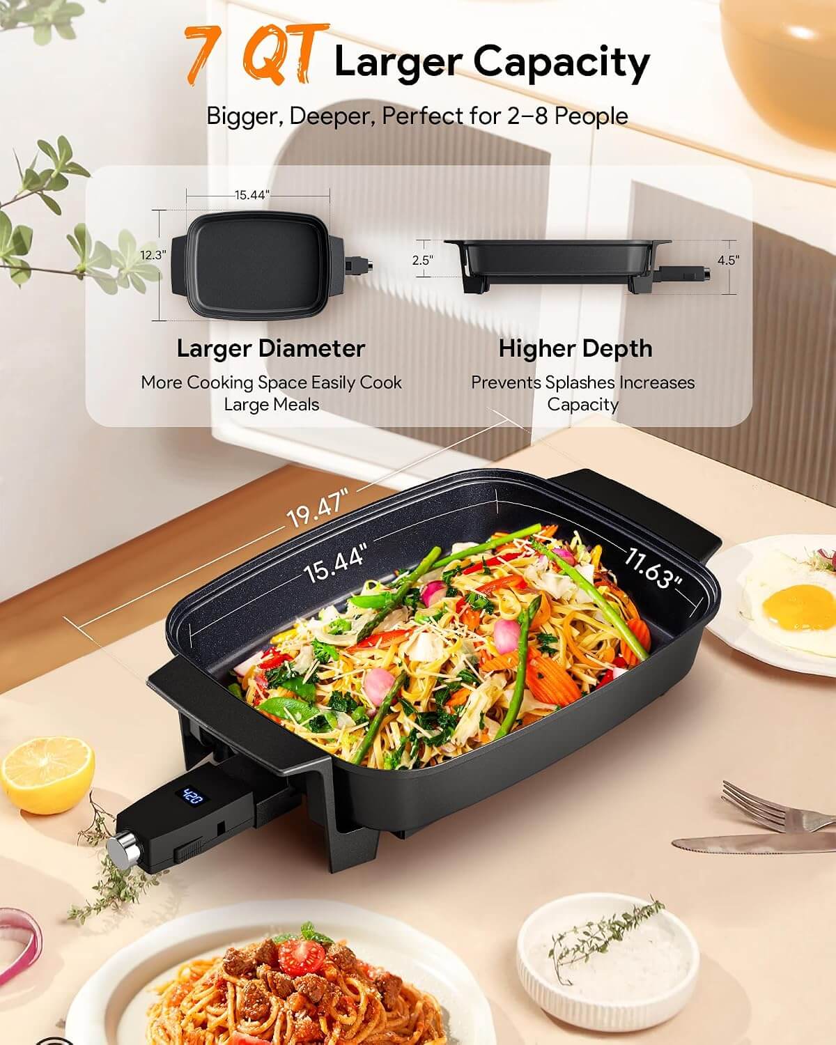 Nuwave MEDLEY XL Digital Electric Skillet