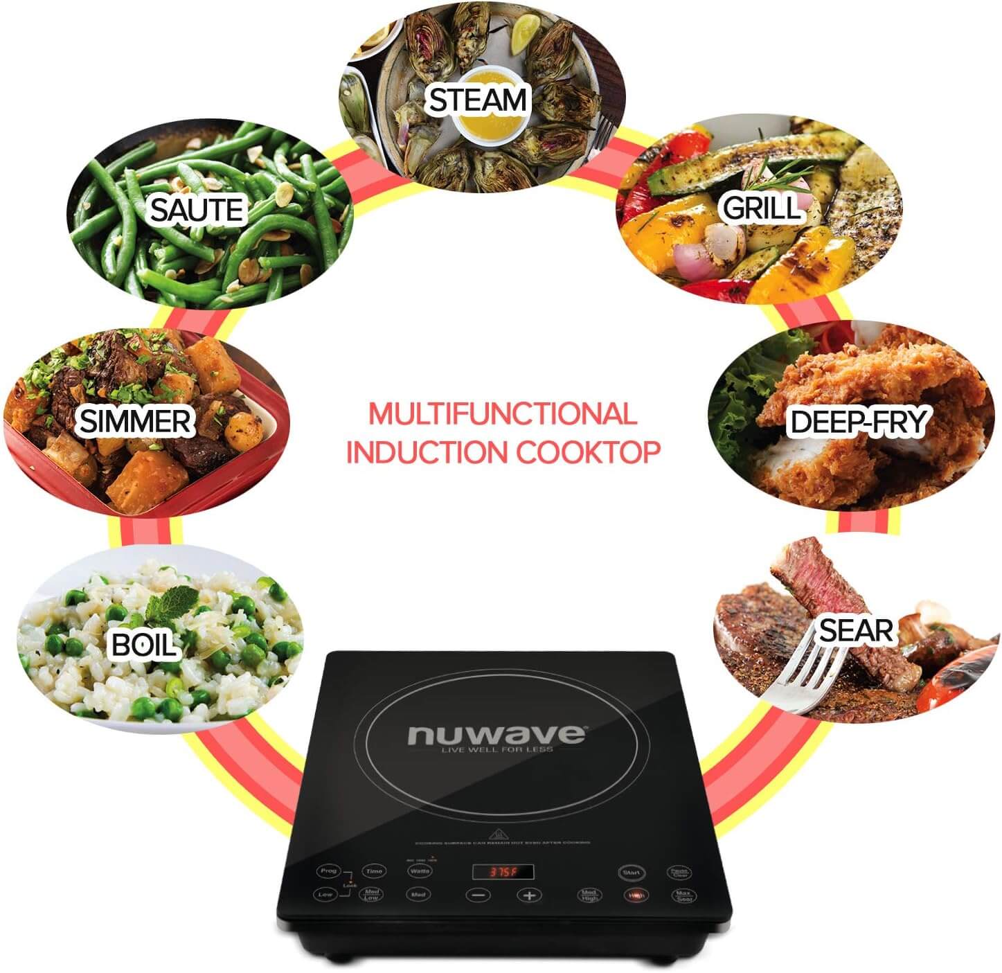 Nuwave PRO CHEF Portable Cooktop Induction Burner