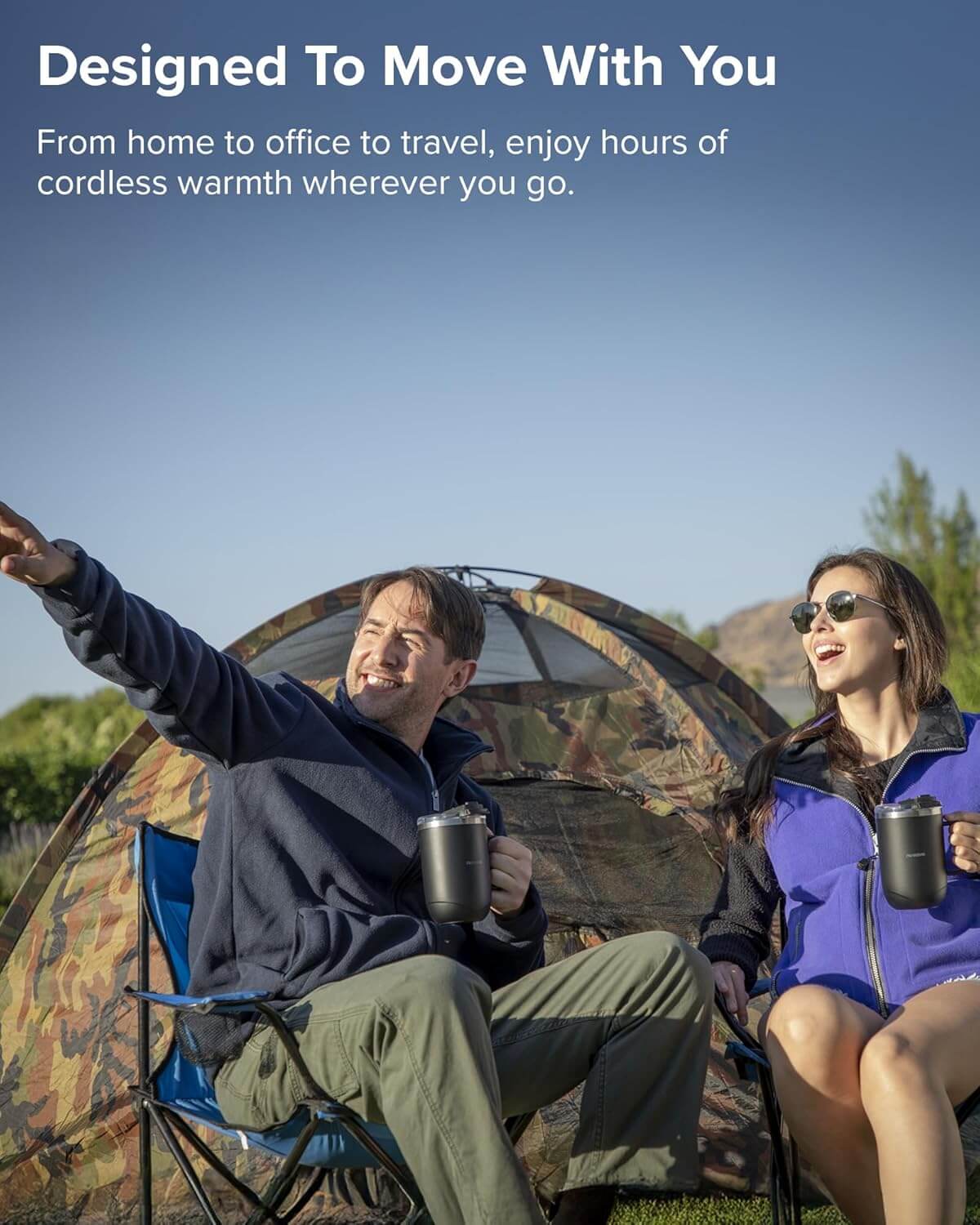 Nuwave Self Heating Coffee Mug with Charging Base