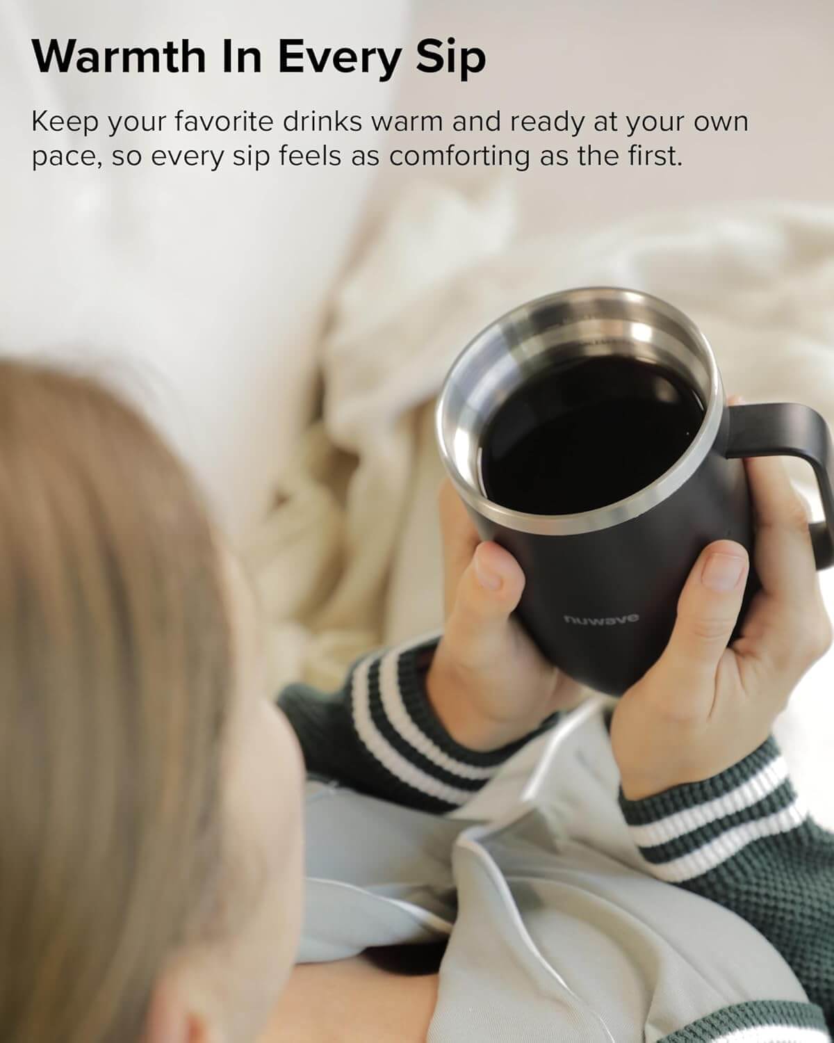 Nuwave Self Heating Coffee Mug with Charging Base