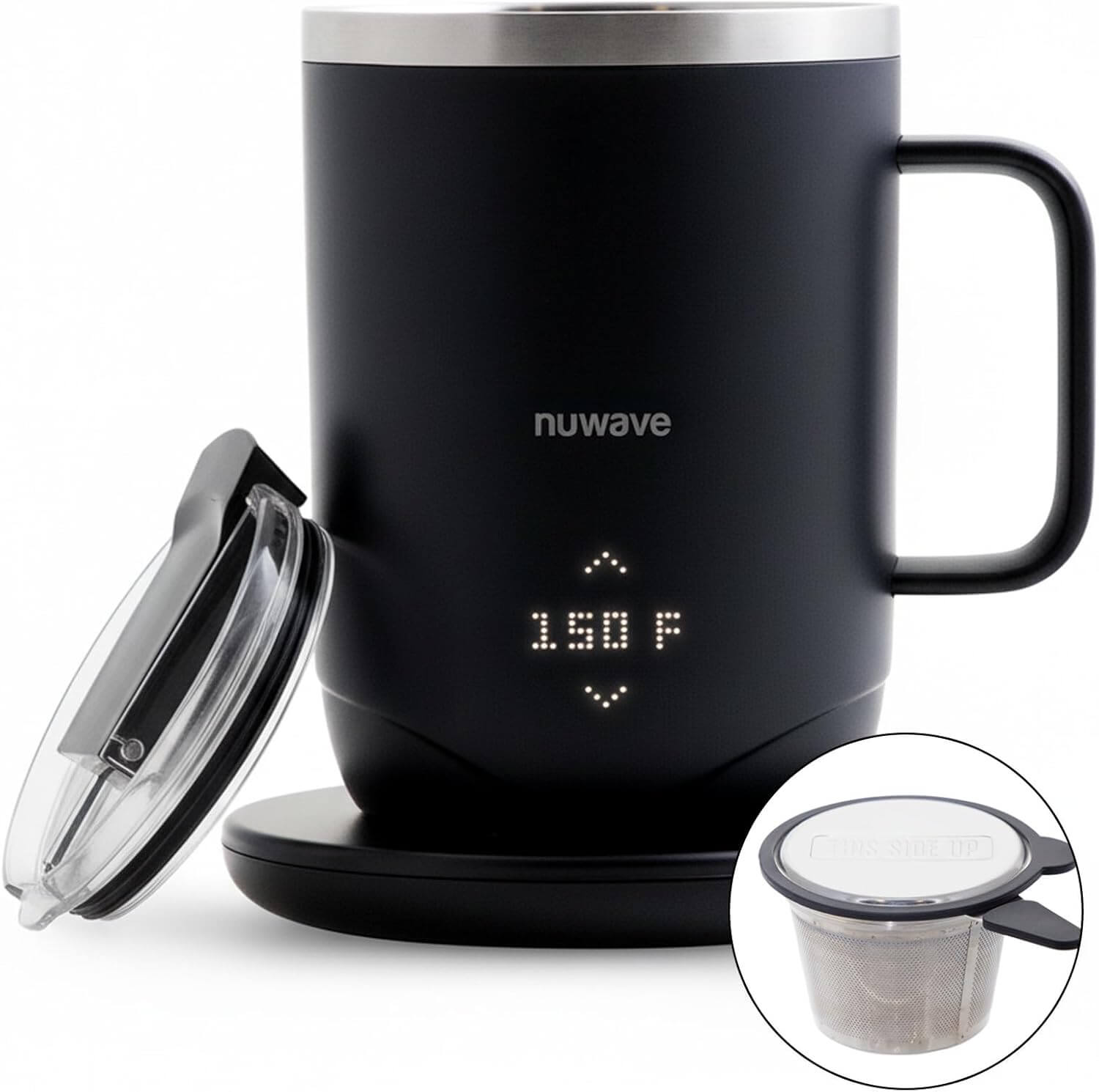 Nuwave Self Heating Coffee Mug with Charging Base