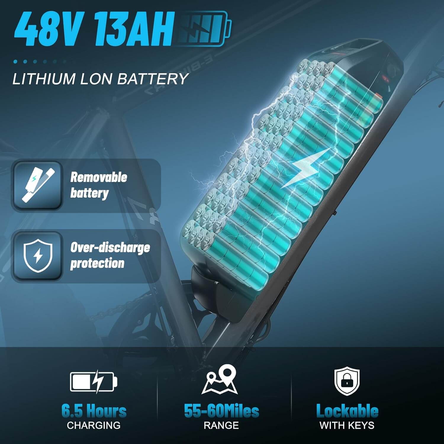 OUXI RX7 1000W 48V 20" Fat Tire Electric Bike