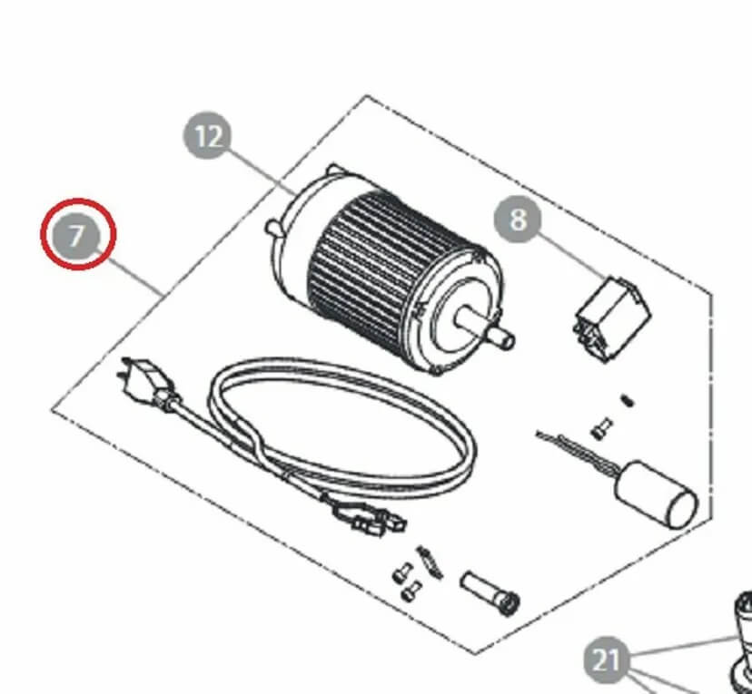 Oregon Products BENCH GRINDER, Complete Electric Assembly, 537398