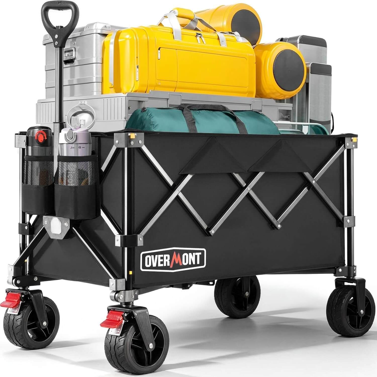 Overmont Collapsible Portable Foldable Wagon