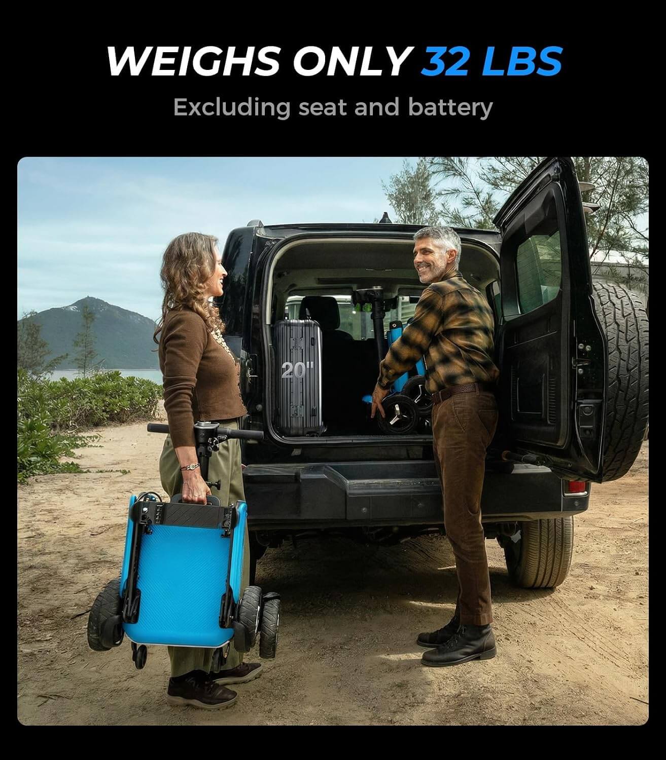 PAISEEC L5 Airline Approved Lightweight Folding Electric Mobility Scooter