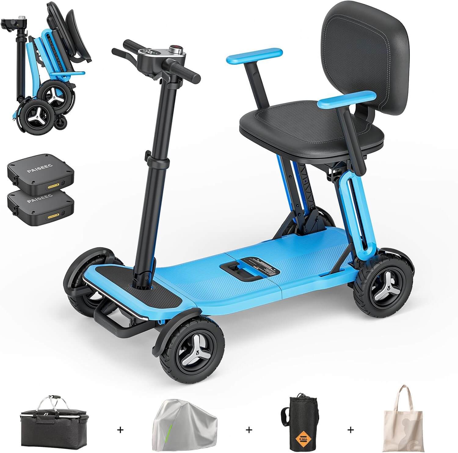 PAISEEC L5 Airline Approved Lightweight Folding Electric Mobility Scooter