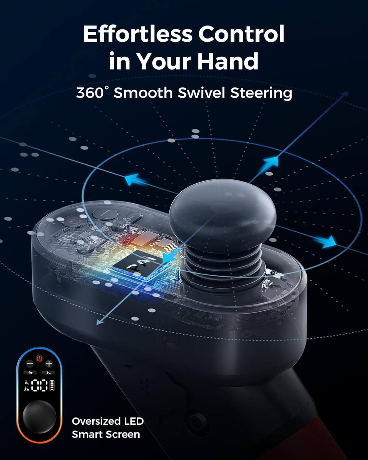 PAISEEC W-E3 Folding Electric Power Wheelchair, Airline Approved